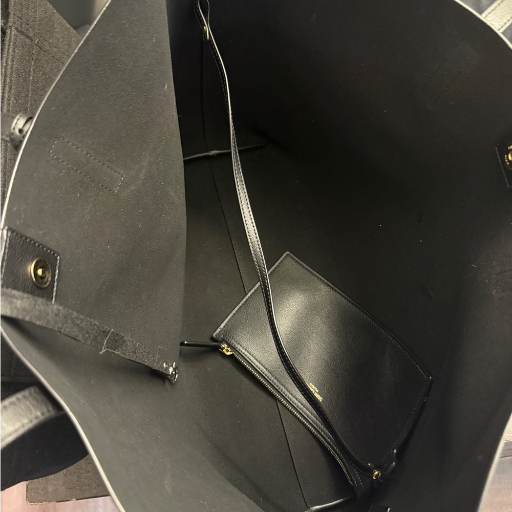 Saint Laurent YSL Black Tote Bag - Picture 5 of 7